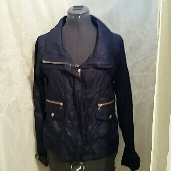 Blue Jacket with Gold Accents - Picture 1 of 4